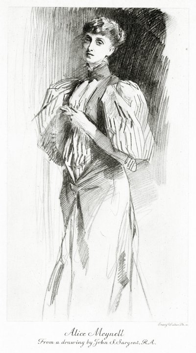 Alice Meynell by John Singer Sargent